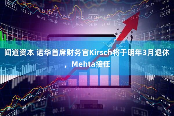 闻道资本 诺华首席财务官Kirsch将于明年3月退休，Mehta接任