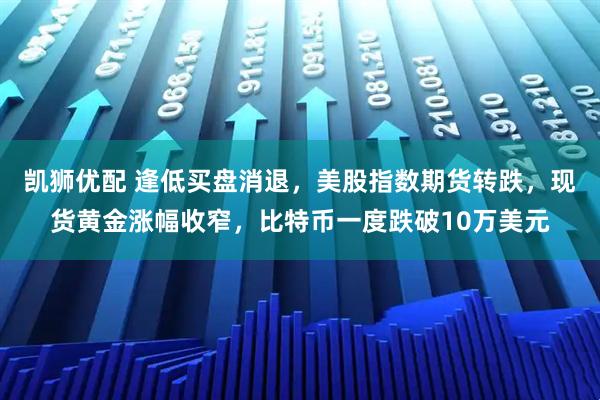 凯狮优配 逢低买盘消退，美股指数期货转跌，现货黄金涨幅收窄，比特币一度跌破10万美元