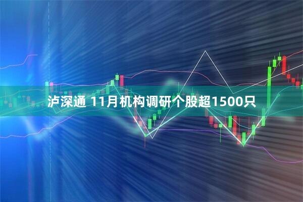 泸深通 11月机构调研个股超1500只